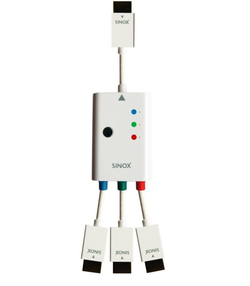 Sinox HDMI Hub. 2,5m. Hvid Sinox HDMI Hub. 2,5m. Hvid