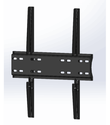 Sinox One TV vægbeslag. 40"-65". Sort