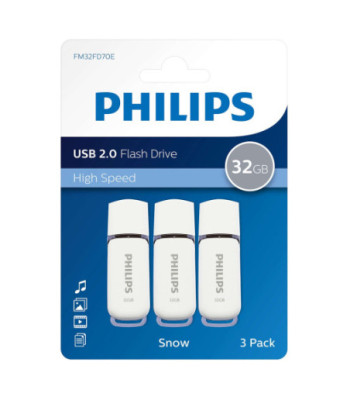Philips Flash Drive. 32GB. Snow edition 2.0