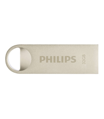 Philips USB Flash Drive 32GB. Moon edition 2.0. Vintage silver