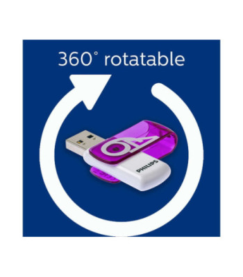Philips USB Flash Drive. 64GB. Vivid Edition 2.0