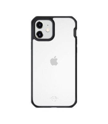ITSKINS HYBRID SOLID cover til iPhone 12 mini®. Sort og gennemsigtig