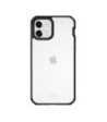 ITSKINS HYBRID SOLID cover til iPhone 12 mini®. Sort og gennemsigtig