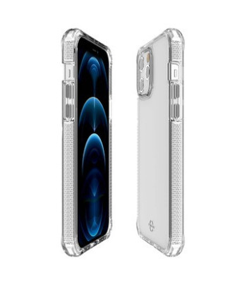 ITSKINS SUPREME CLEAR cover til iPhone 12 / 12 Pro®. Hvid og gennemsigtig
