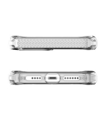 ITSKINS SUPREME CLEAR cover til iPhone 12 / 12 Pro®. Hvid og gennemsigtig