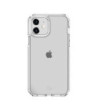 ITSKINS SUPREME CLEAR cover til iPhone 12 mini®. Hvid og gennemsigtig