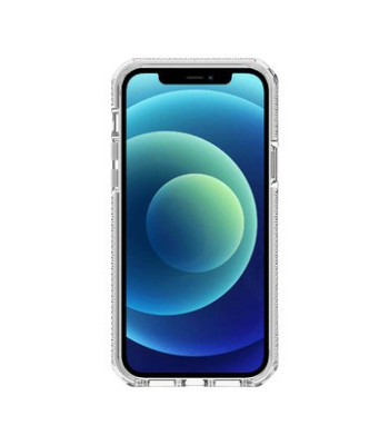 ITSKINS SUPREME CLEAR cover til iPhone 12 mini®. Hvid og gennemsigtig