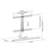 TV bordstand. 37"-75". Sort
