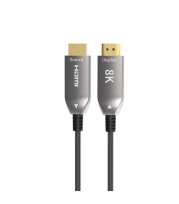 Sinox SHD HDMI Optisk kabel 8K60Hz+E. 50m. Sort