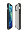 ITSKINS FERONIABIO PURE cover til iPhone 12 mini®. Sort og gennemsigtig