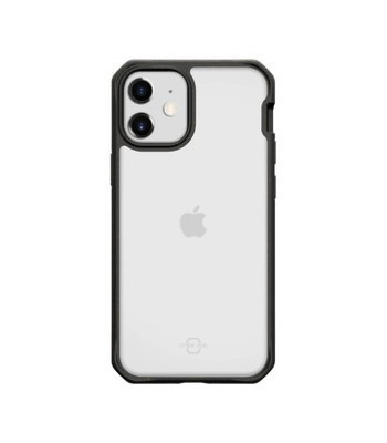 ITSKINS FERONIABIO PURE cover til iPhone 12 mini®. Sort og gennemsigtig