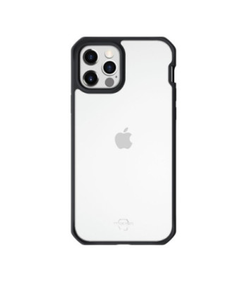 ITSKINS HYBRID SOLID cover til iPhone 12 Pro Max®. Sort og gennemsigtig