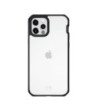 ITSKINS HYBRID SOLID cover til iPhone 12 Pro Max®. Sort og gennemsigtig