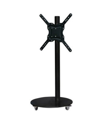 Sinox StandView TV gulvstand med hjul og drejbar top. 26"-65". Matsort