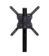 Sinox StandView TV gulvstand med hjul og drejbar top. 26"-65". Matsort