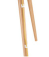 Sinox Tripod TV gulvstand med drejbar top. 50"-65". Lyst træ/hvid