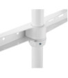Sinox Tripod TV gulvstand med drejbar top. 50"-65". Lyst træ/hvid