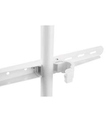 Sinox Tripod TV gulvstand med drejbar top. 50"-65". Lyst træ/hvid