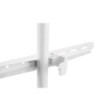 Sinox Tripod TV gulvstand med drejbar top. 50"-65". Lyst træ/hvid