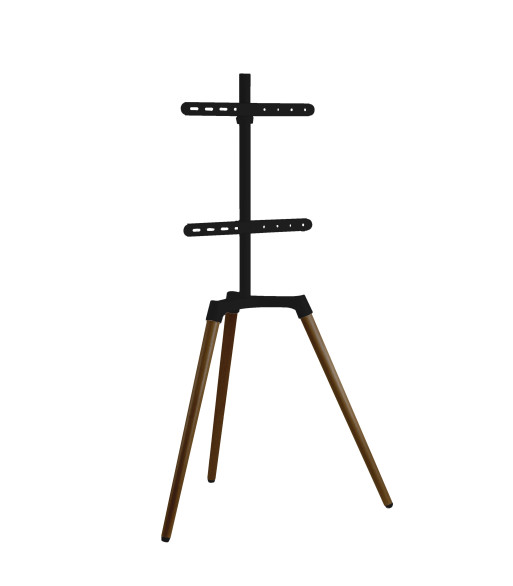 Sinox Tripod TV gulvstand med drejbar top. 50"-65". Mørkt træ/sort Sinox Tripod TV gulvstand med drejbar top. 50"-65". Mørkt træ/sort