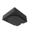 Cavus vægbeslag til Sonos® AMP horisontal. Sort