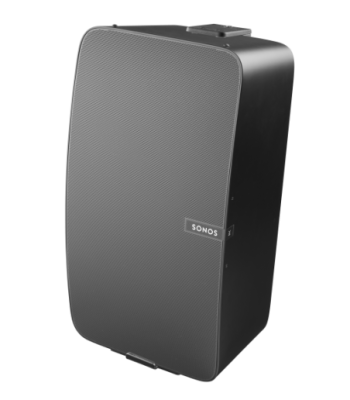 Cavus vægbeslag til Sonos® Five/Play:5. Vertikal. Sort