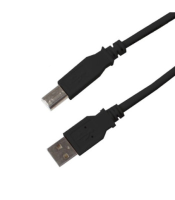 Sinox One USB 2.0 kabel. 1,8m. Sort