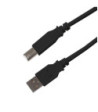 Sinox One USB 2.0 kabel. 1,8m. Sort