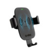 SBS mobilholder til biler med trådløs opladning. Sort