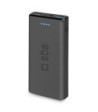 SBS hurtigtopladende powerbank. 10,000 mAh. Sort