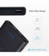 SBS hurtigtopladende powerbank. 10,000 mAh. Sort