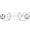 DMX kabel 5m - CDMXN-500/SW Monacor
