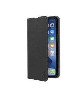 SBS Book Wallet Lite cover til iPhone 13 Pro®. Sort