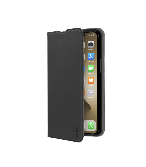 SBS Book Wallet Lite cover til iPhone 13 Pro Max®. Sort