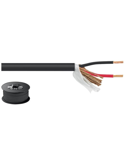 Højttalerkabel 2x2.5 mm2 100m Economic - SPC-525CA Monacor Højttalerkabel 2x2.5 mm2 100m Economic - SPC-525CA Monacor