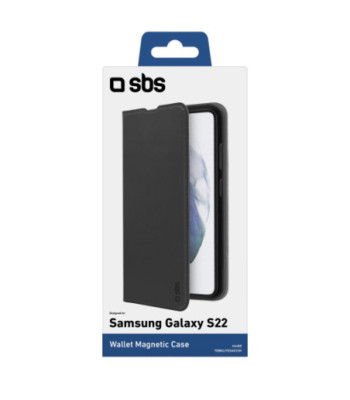 SBS Book Wallet Lite cover til Samsung Galaxy S22®. Sort