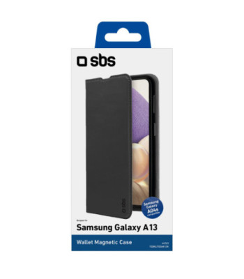 SBS Book Wallet Lite cover til Samsung Galaxy A13 5G/A04S®. Sort