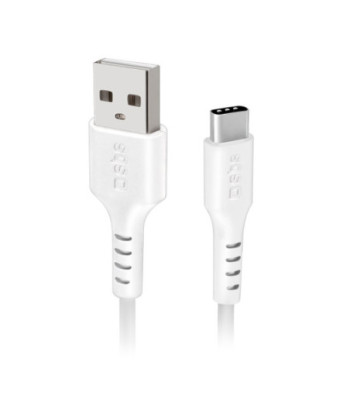 SBS data- og opladningskabel USB 2.0 - USB C. 1,5m. Hvid