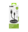 SBS data- og opladningskabel USB 2.0 - USB C. 3m. Sort