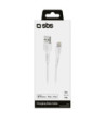 SBS Lightning kabel. 3m. Hvid