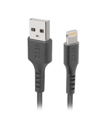 SBS Lightning kabel. 1m. Sort