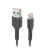 SBS Lightning kabel. 1m. Sort