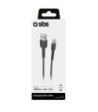 SBS Lightning kabel. 1m. Sort