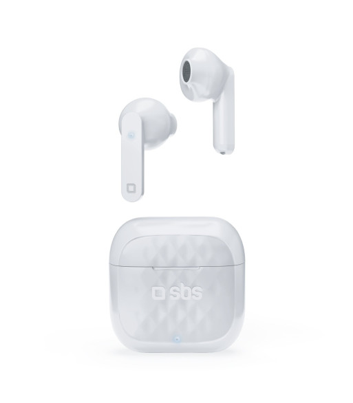 SBS Air Free TWS trådløse høretelefoner. Hvid