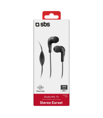 SBS In Ear Stereo Earset Studio Mix 10. Sort