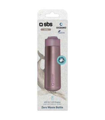 SBS COLLEZIONE OCEANO Zero Waste Smart Bottle. Lyserød