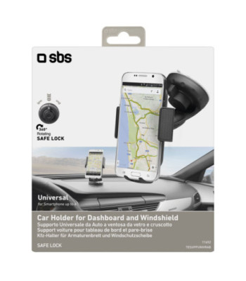 SBS universel mobilholder til bilen. Sort