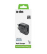 SBS 5W oplader. 1A. Sort