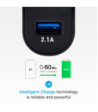 SBS 2100 mAh oplader. 2.1A + 1A. Sort