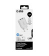 SBS 2100 mAh oplader. 2.1A + 1A. Hvid